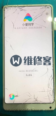 上海手机维修为您分享小米mix2陶瓷版手机屏幕换屏维修过程