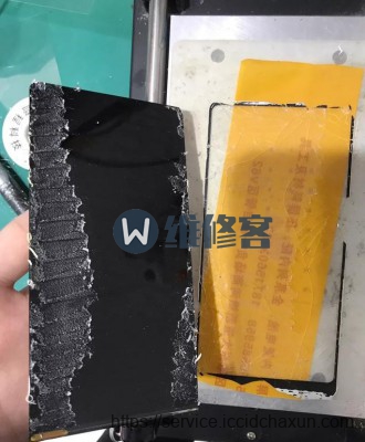 上海手机维修为您分享小米mix2陶瓷版手机屏幕换屏维修过程
