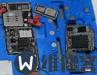 深圳苹果维修点分享iPhoneXS max主板、硬盘、CPU分层深度拆解维修教程
