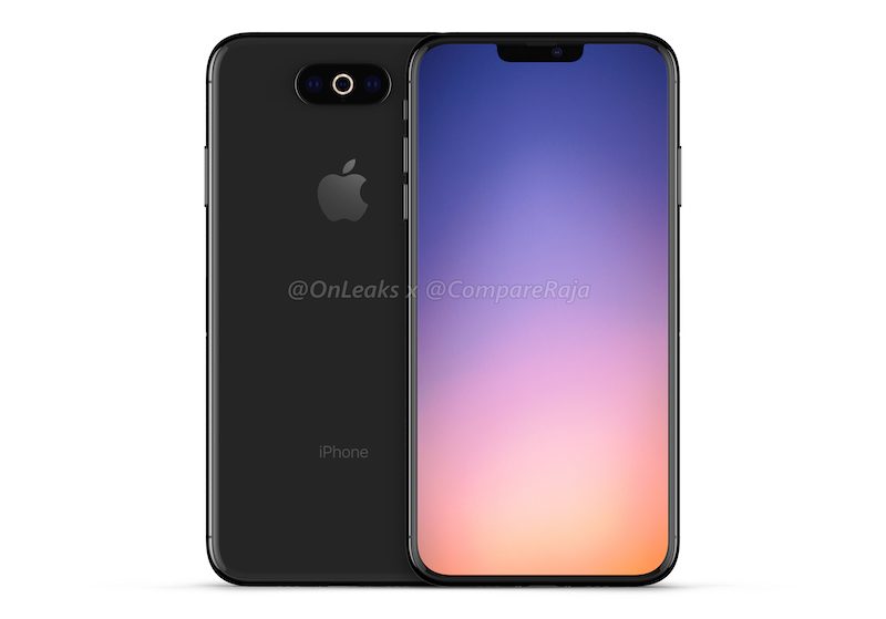 2019款iPhone XI渲染图曝光，后置三摄并带TOF测距功能！